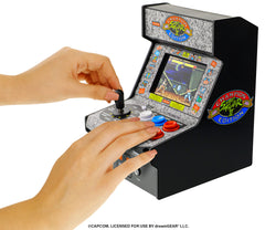 My Arcade Street Fighter 2 Micro Player marquee lighting and coin trap