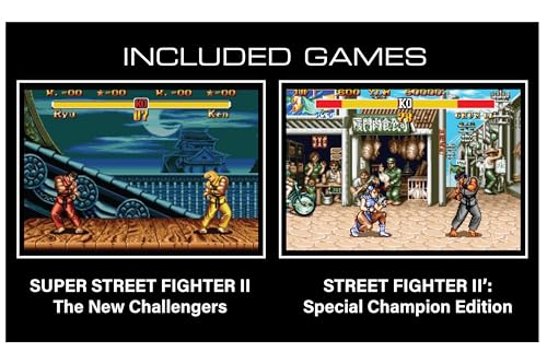 My Arcade Street Fighter II Pocket Pro 2-in-1 games on the go.