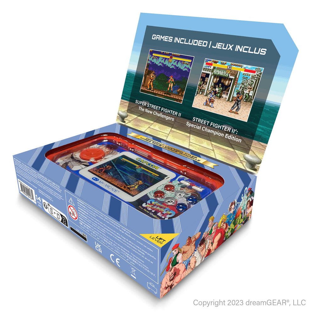 My Arcade Street Fighter II Pocket Pro officially licensed CAPCOM experience.
