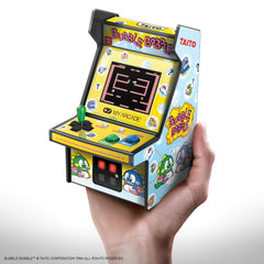 My Arcade Taito Micro Players Bubble Bobble original artwork echoes classic cabinets