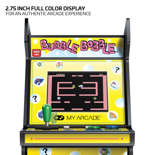 My Arcade Taito Micro Players Bubble Bobble removable joystick offers flexible play options