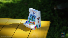 My Arcade Tetris Nano Player Pro on desk or display shelf for retro decor.
