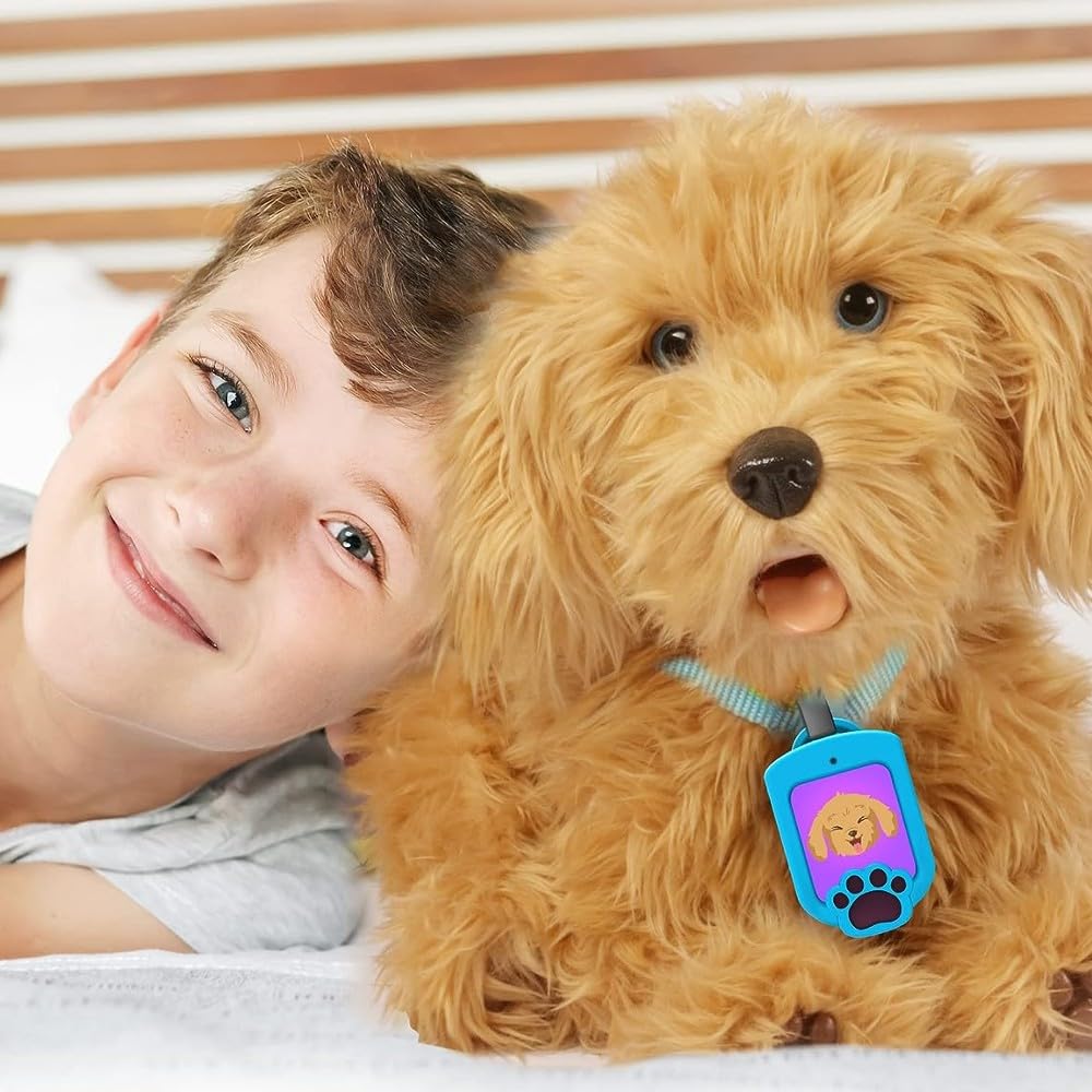 Moji tricks in action demonstrate 10 playful commands like Sit and High Five