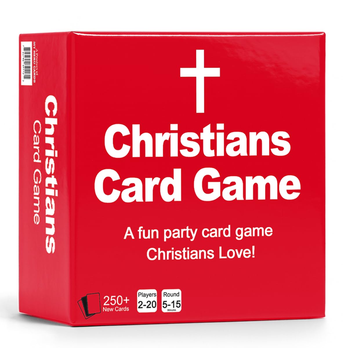 MY HERO CARDS Christians Card Game deck laid out for family night and church gatherings