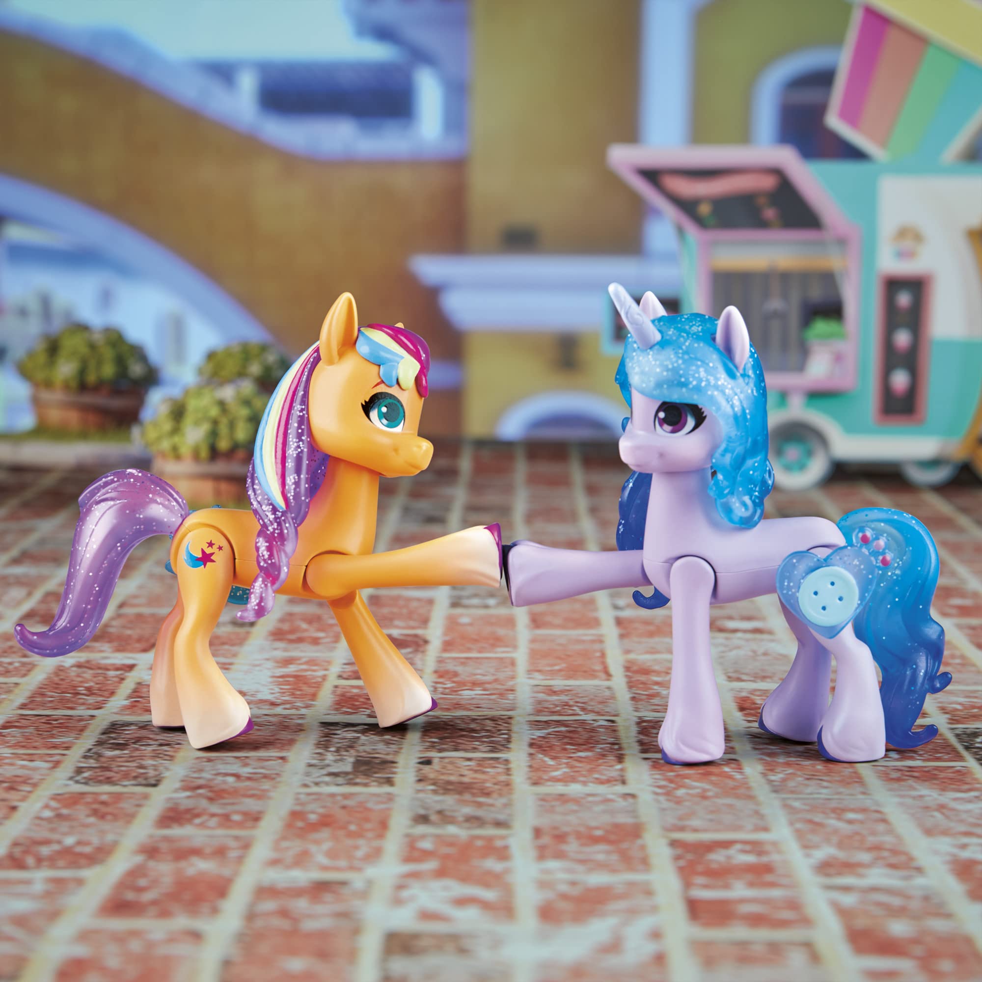 My Little Pony Mane 5 Hitch Trailblazer figure offering adventurous play and realistic details