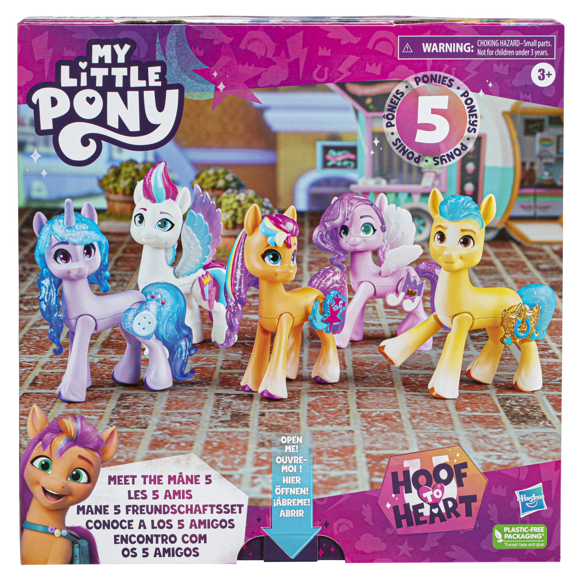 My Little Pony Mane 5 Princess Pipp Petals figure for musical play and fashion moments