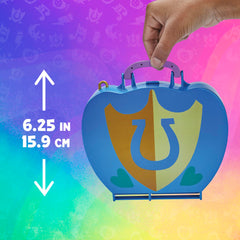 My Little Pony carrying case keeps pieces organized for travel