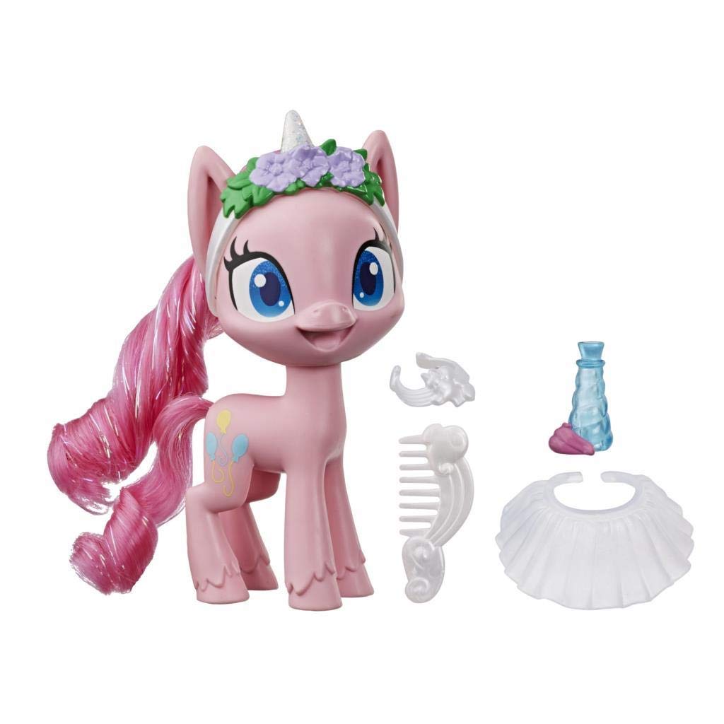 My Little Pony Pinkie Pie potion bottle with hidden accessories for imaginative dress-up.
