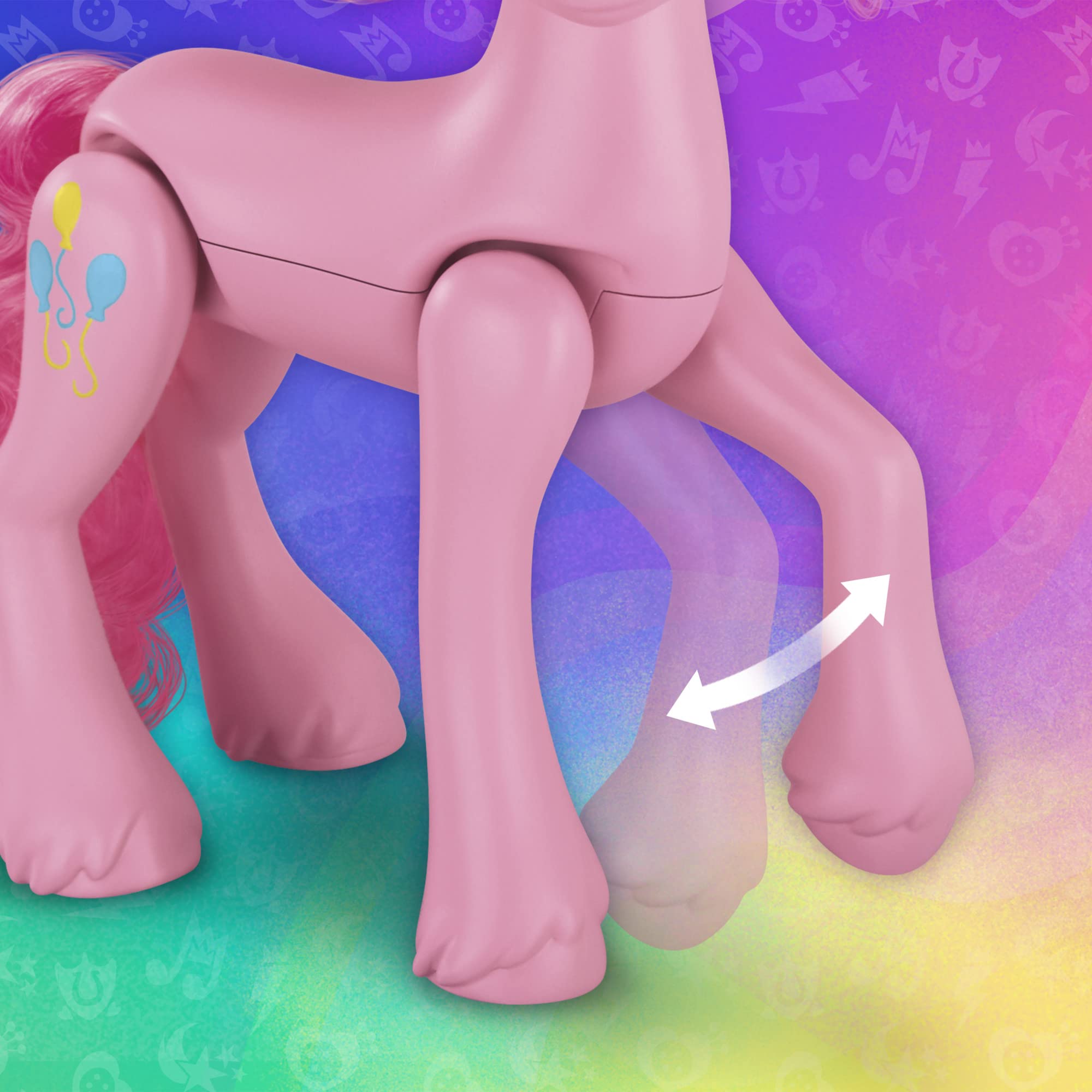My Little Pony Rainbow Celebration Rainbow Dash figure for action-packed adventures