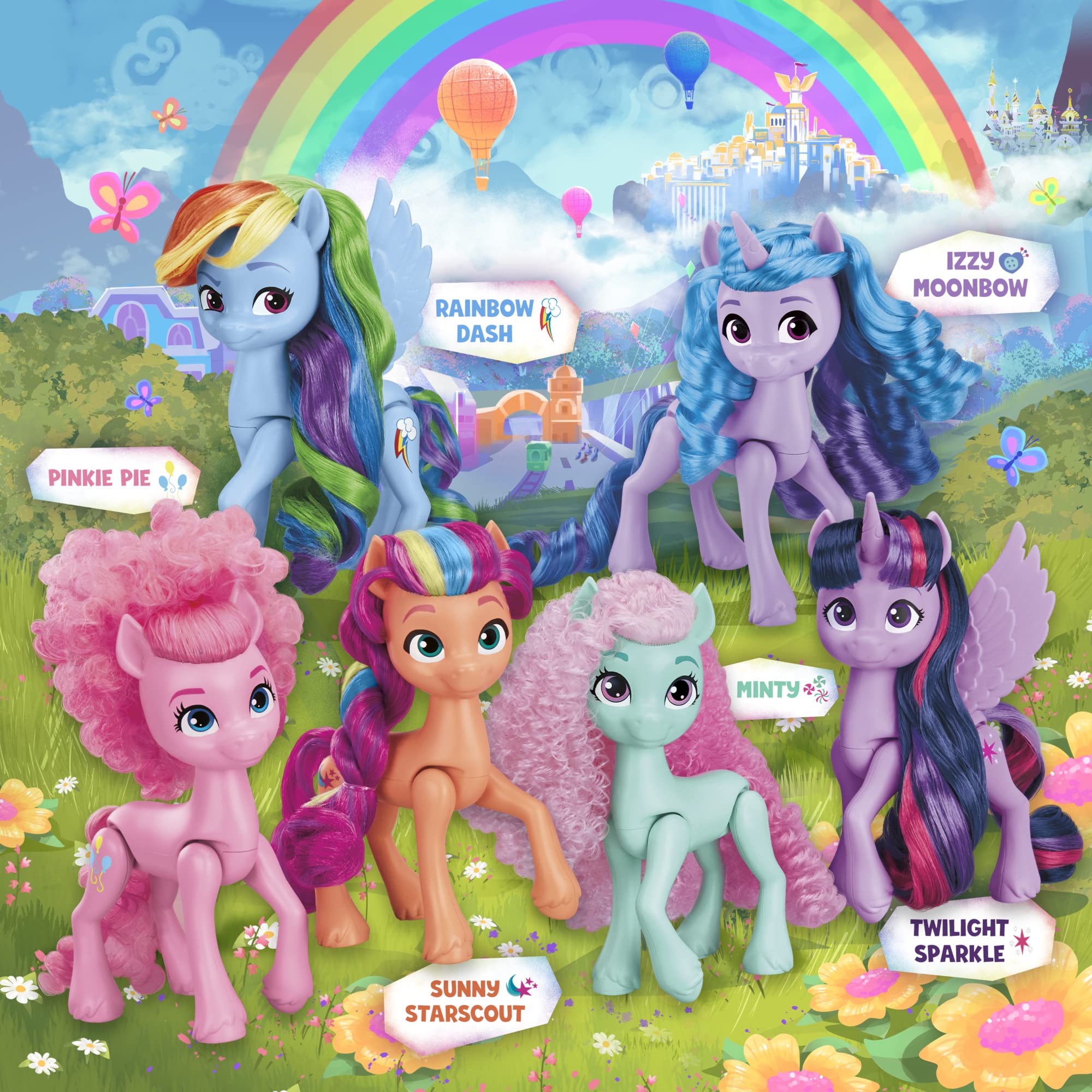 My Little Pony Rainbow Celebration Twilight Sparkle figure, poseable for dynamic poses