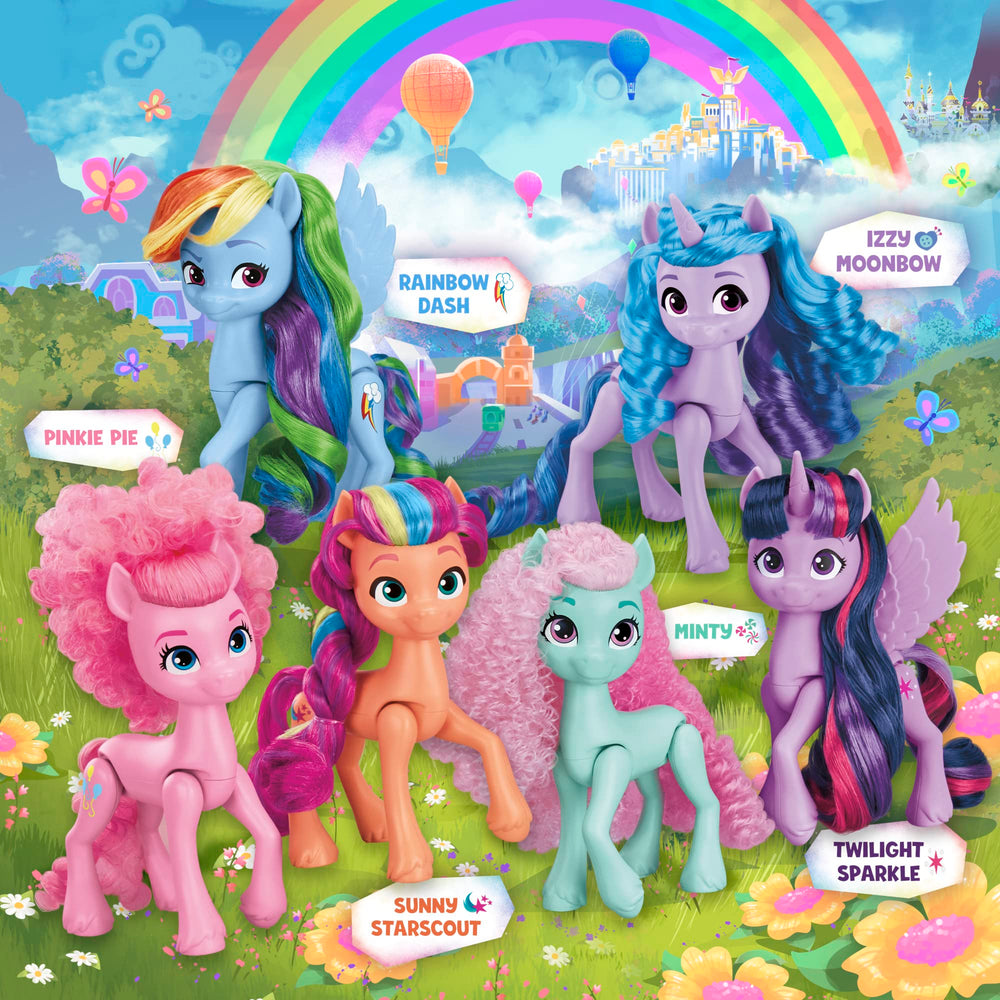 My Little Pony Rainbow Celebration Twilight Sparkle figure, poseable for dynamic poses