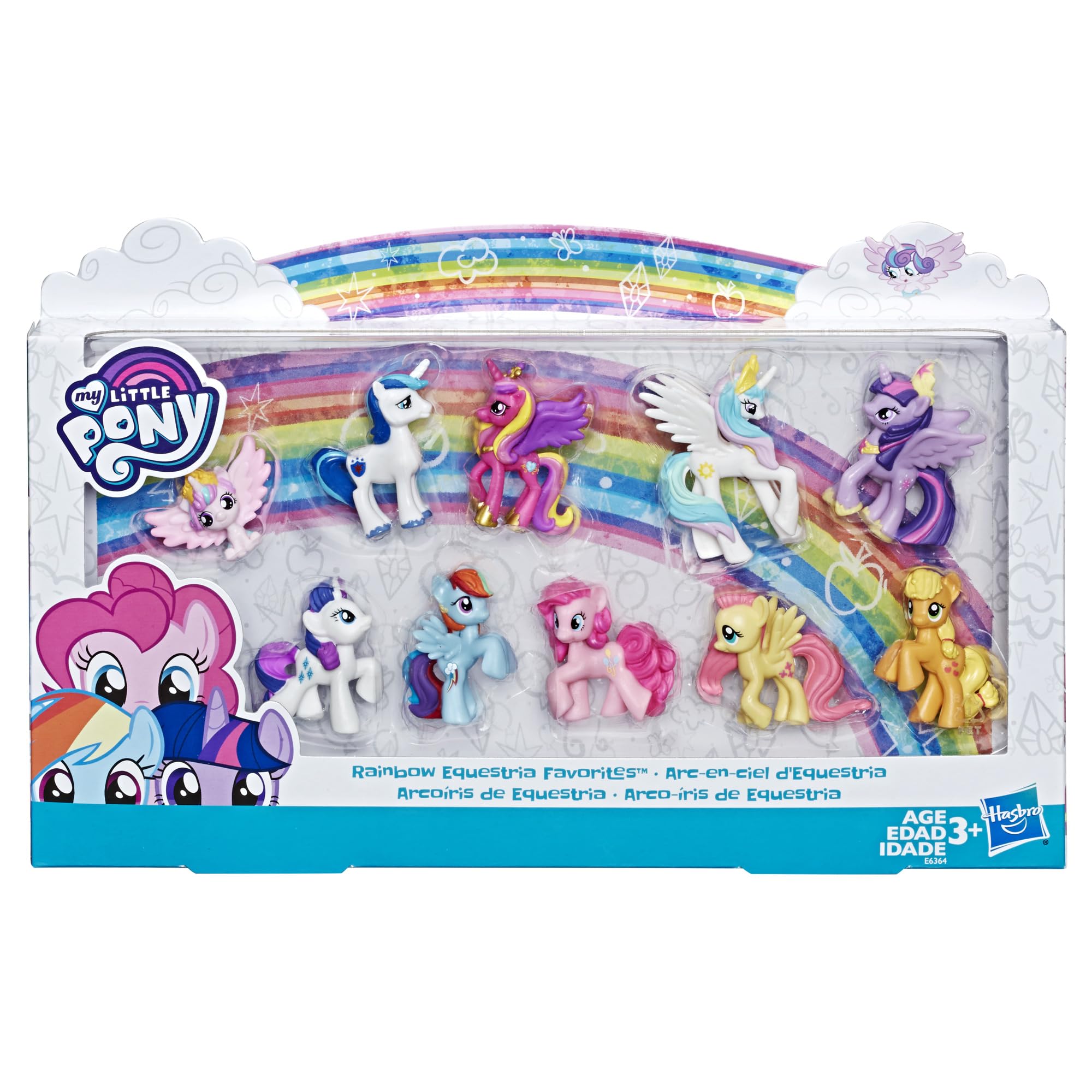 MLP Rainbow Dash figure with bold colors sparks adventures