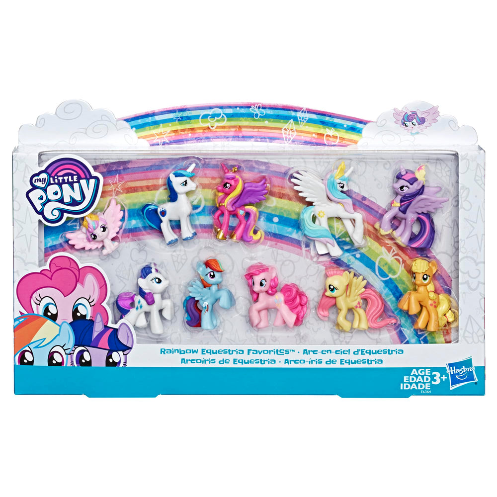 MLP Rainbow Dash figure with bold colors sparks adventures