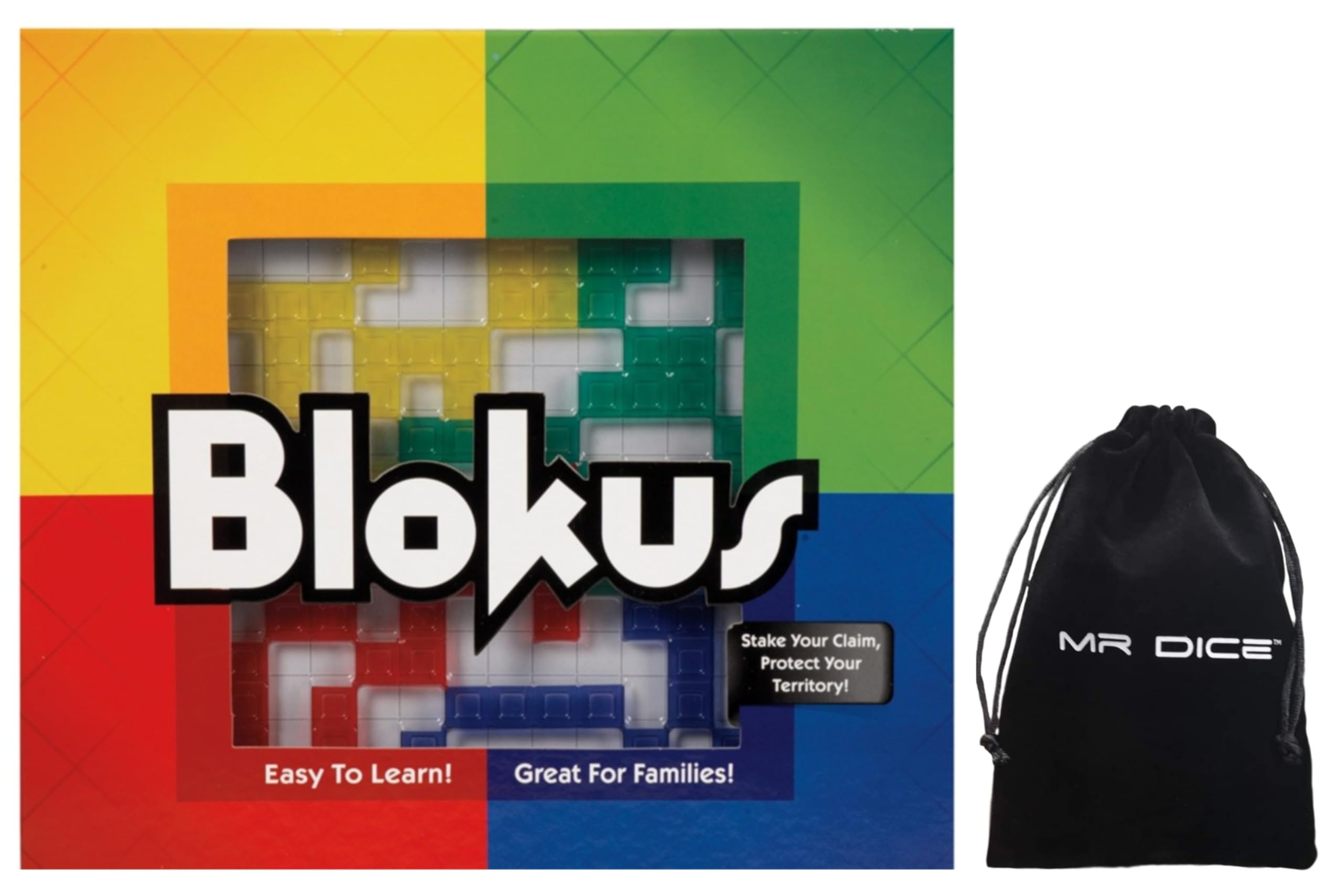 My Pet Elephant Blokus bundle with drawstring bag ready for family game night.