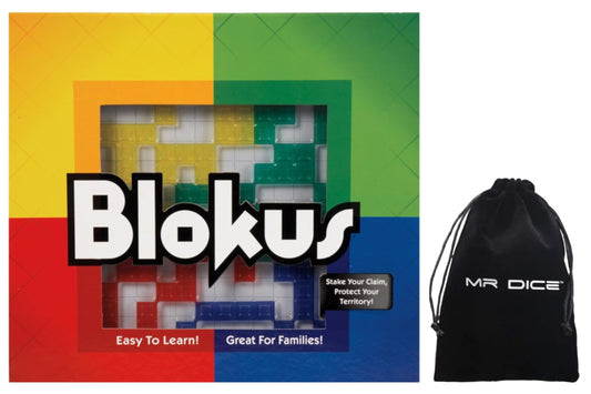 My Pet Elephant Blokus bundle with drawstring bag ready for family game night.