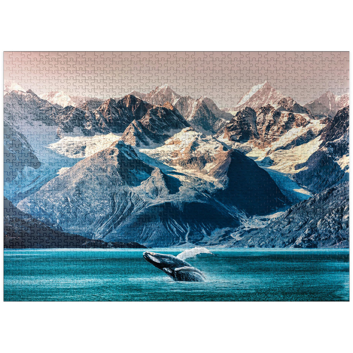 MyPuzzle Alaska Whales cover image shows vibrant colors for engaging puzzle sessions