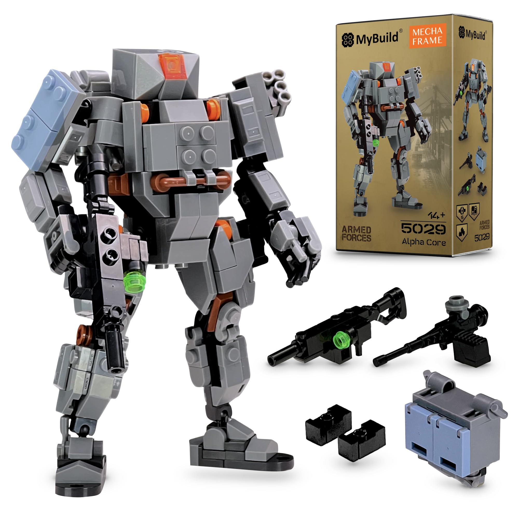 MyBuild Armed Forces Alpha Core 5029 front view shows modular loadout versatility for recon missions