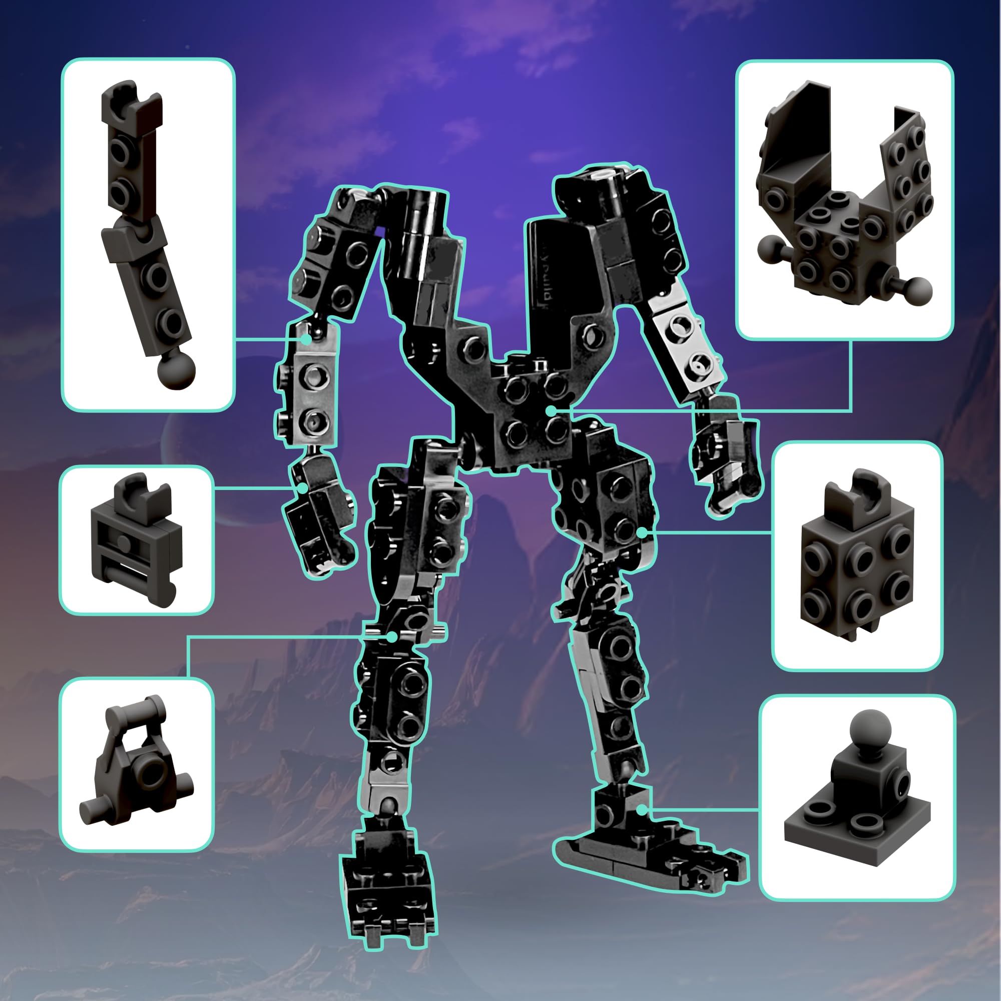 MyBuild Keiji 5027 sturdy joints design supports bold action poses