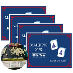 MyCasily Mahjong Cards 2025 folded size for portable, on the go play.