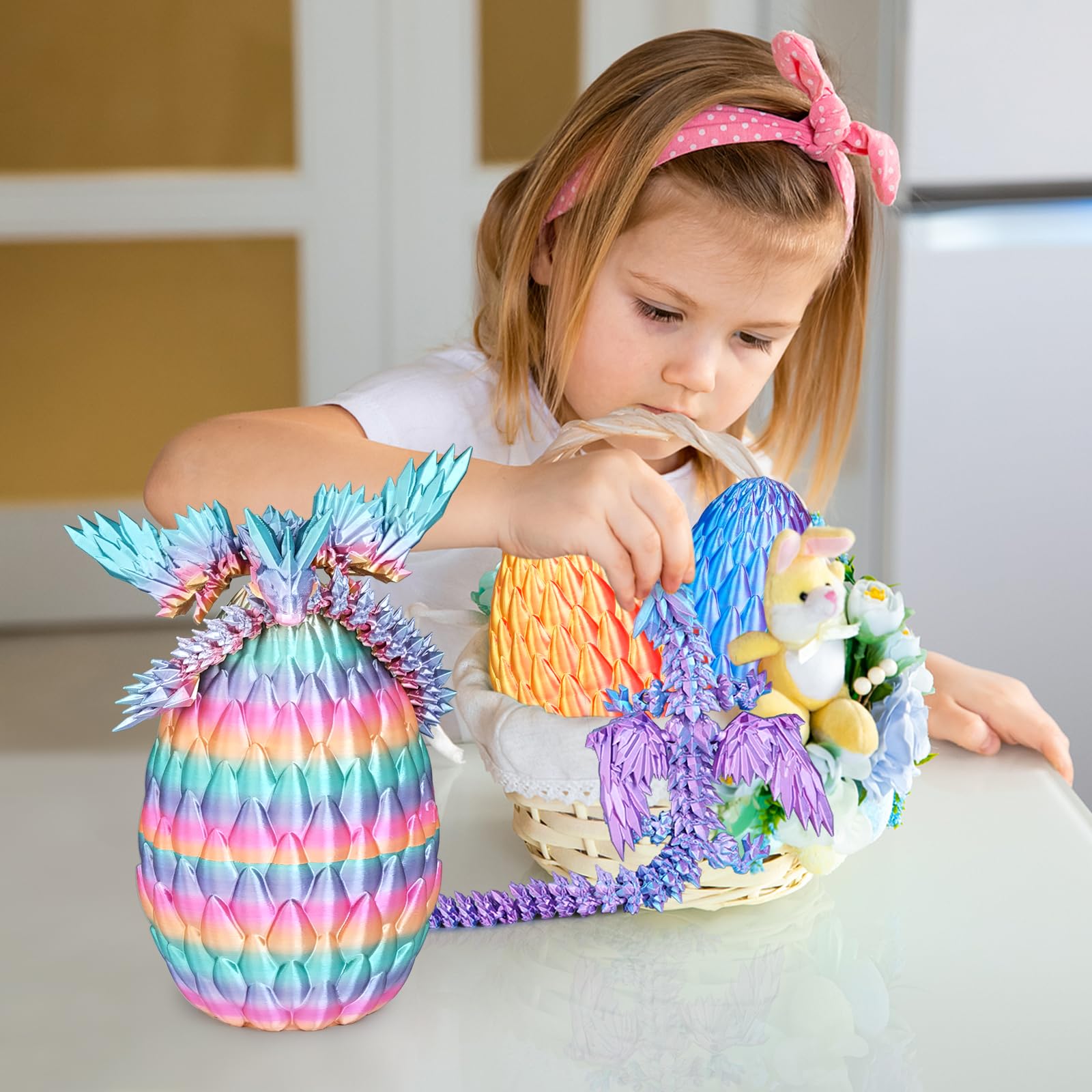 Mydhall dragon inside or outside the egg inspires storytelling and decor