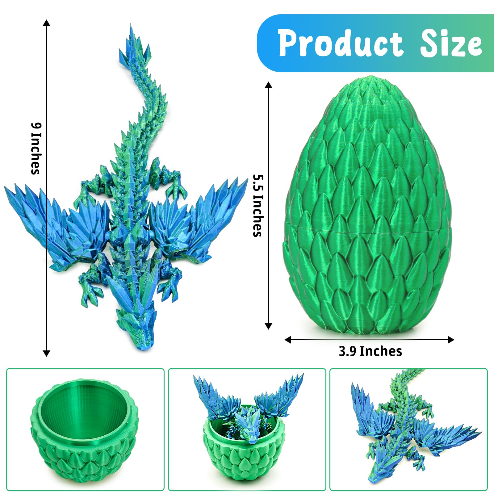 Mydhall gradient egg adds a whimsical surprise gift idea.
