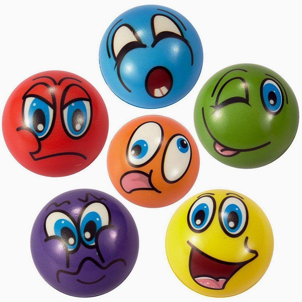 Mydio soft PU stress ball close-up texture for squeezing