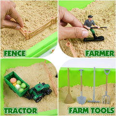 Mydova Farm Animals Figures inspire lifelike farm play scenes