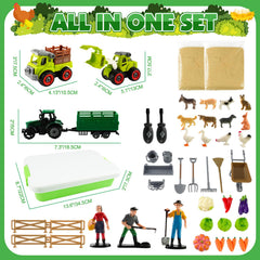 Mydova Farm Tractor Assembly shows detachable tractors for hands-on building