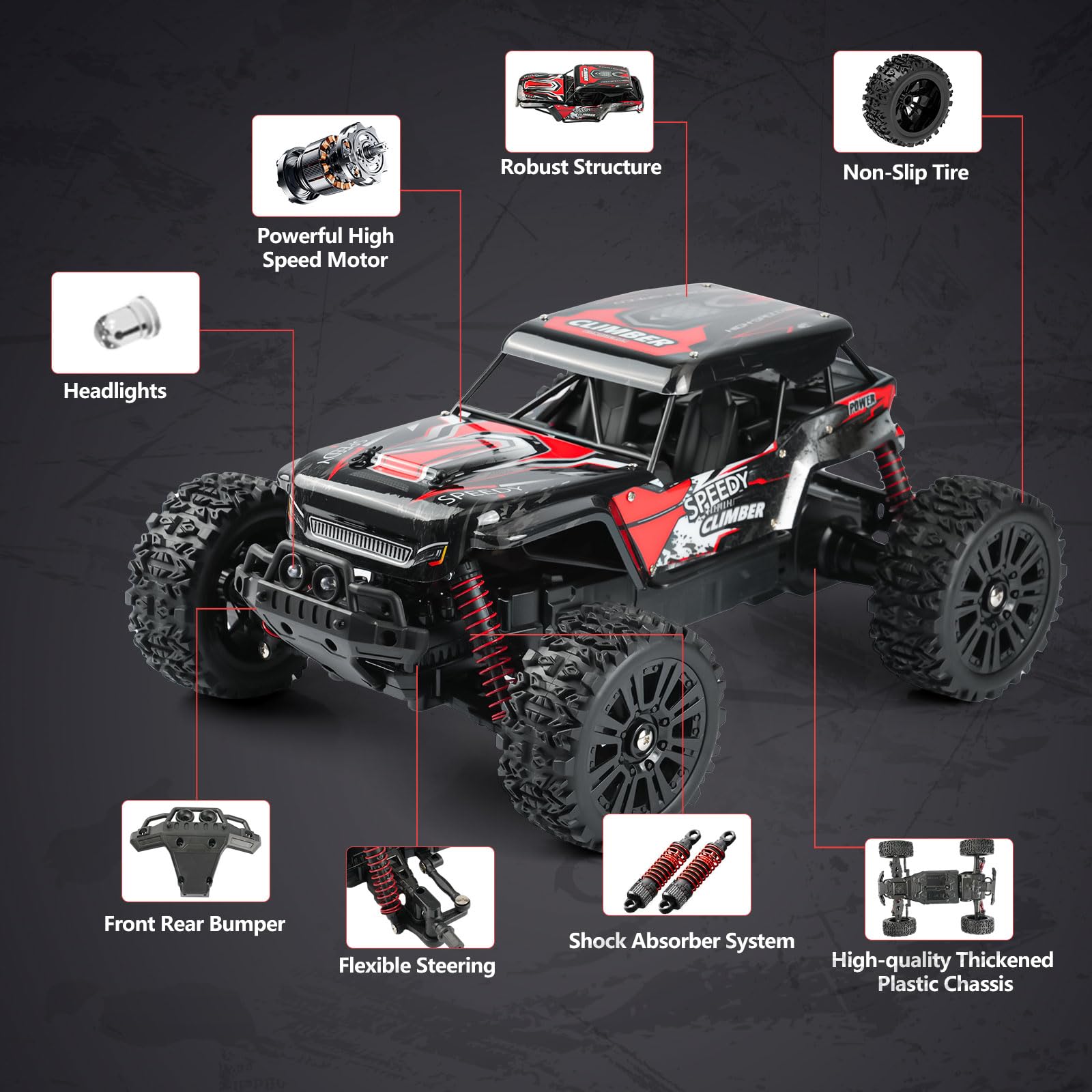 MYDOVA RC car reaches up to 25 km/h for exciting sessions