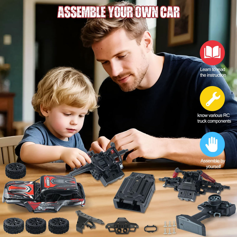 MYDOVA remote control truck with 2.4GHz precision for responsive steering