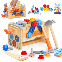 Myfolrena Kids Tool Set with Belt, great gift to spark creativity and pretend play.