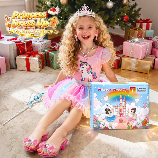 Myfolrena sparkling princess shoes close-up with gems for safe, confident twirls.