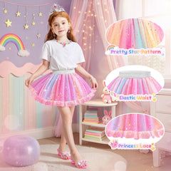 Myfolrena unicorn necklace and bracelet set complements princess outfits beautifully.