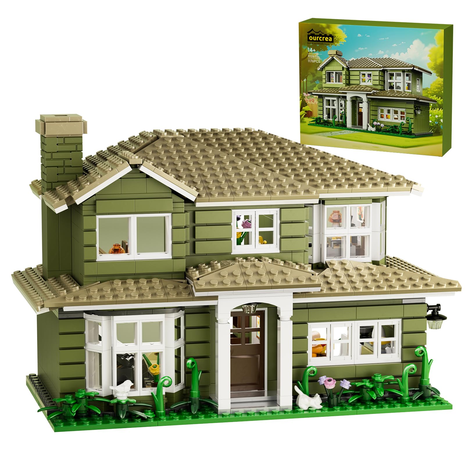 MYFUNTOY Dunphys House front view for display and play