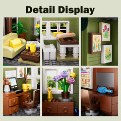 MYFUNTOY Dunphys House arches and large windows for authentic TV-inspired feel