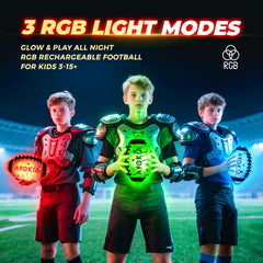 MYOKIA automatic LED activation lights up on impact
