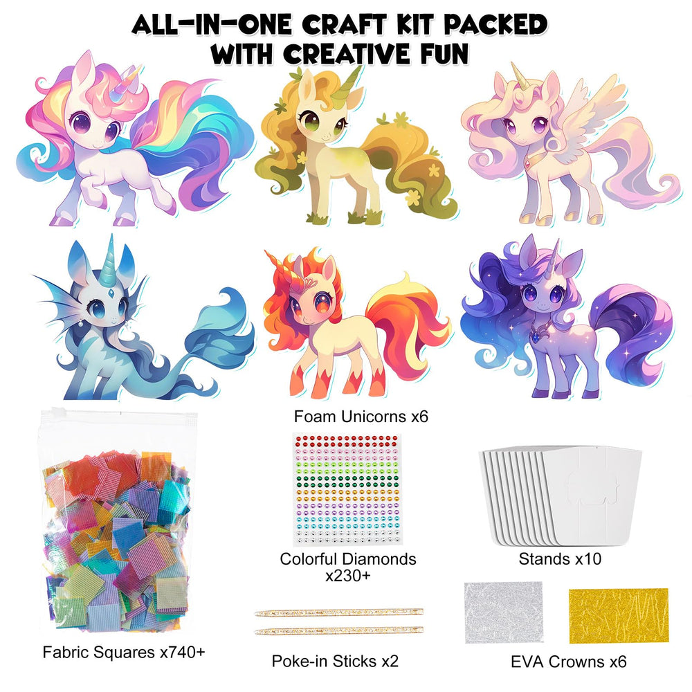 MyPixie Poke Art Kit EVA crowns elevate finished art displays.