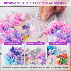 MyPixie Poke Art Kit poke-in sticks for easy assembly.