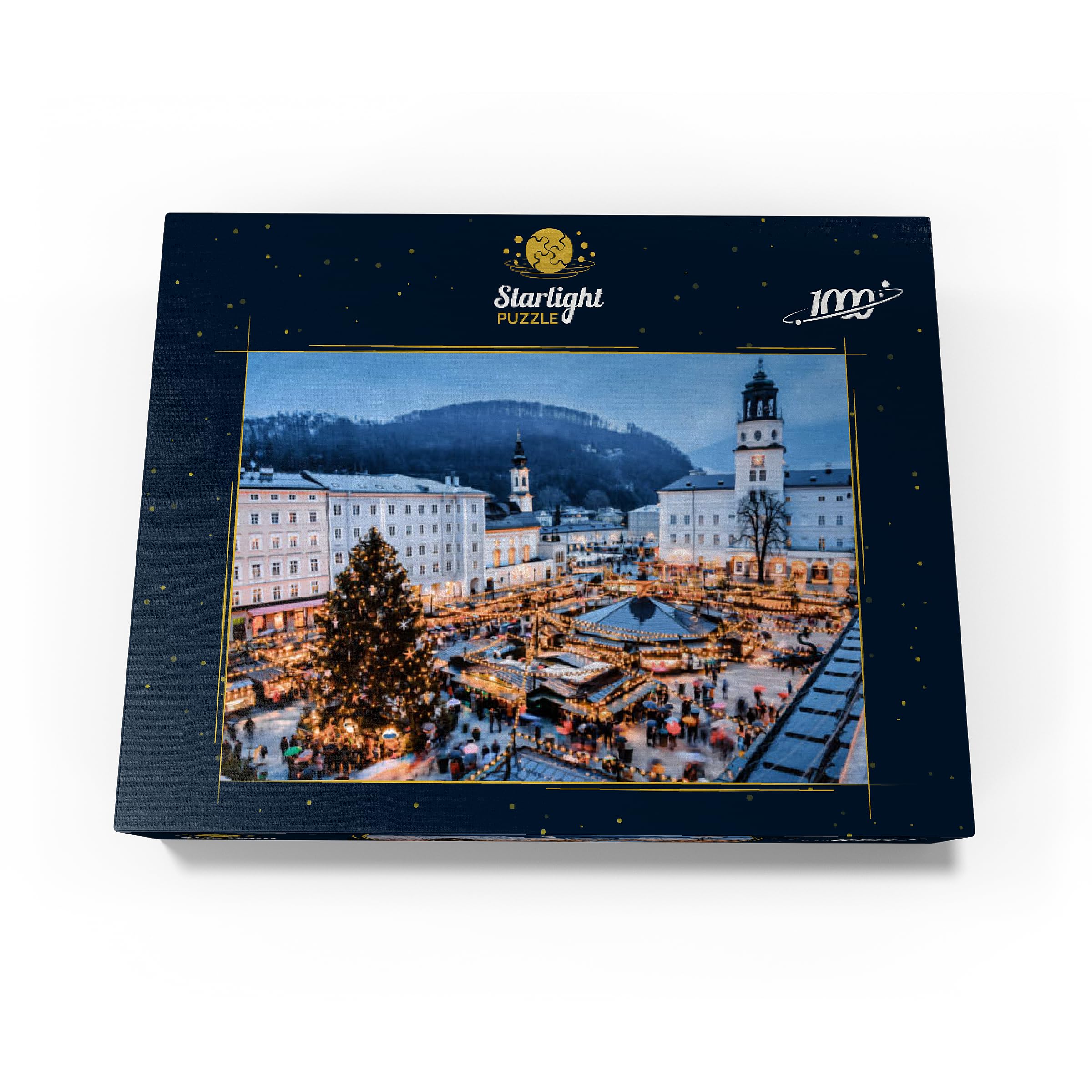 MyPuzzle blue puzzle cardboard material delivers durability during long solving sessions.