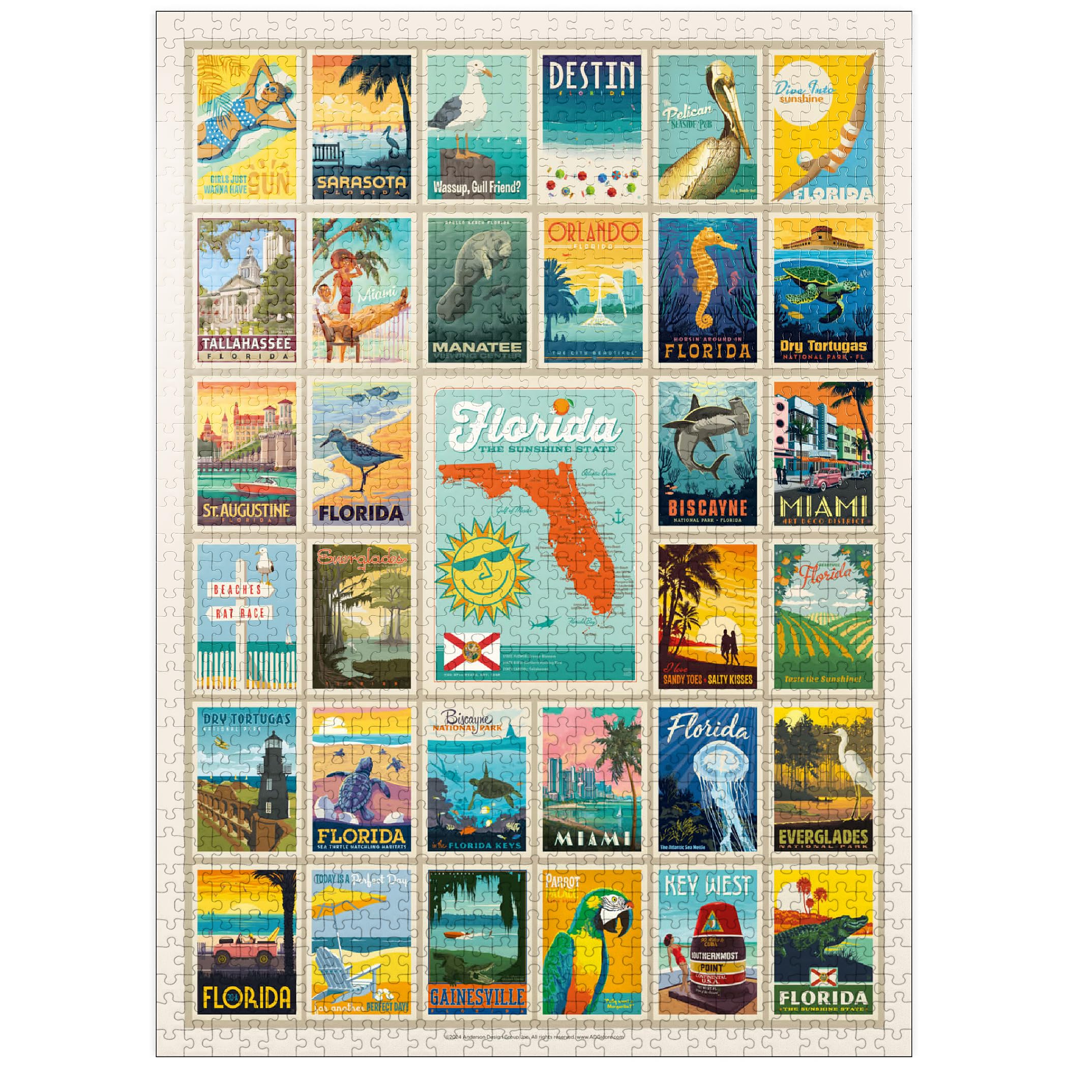 MyPuzzle Florida box front shows premium packaging for immersive adult puzzle projects.