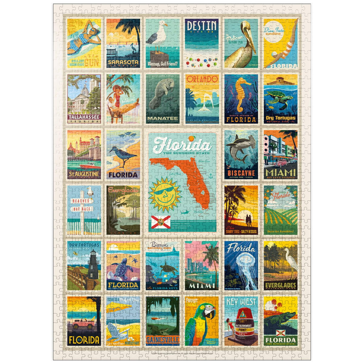 MyPuzzle Florida box front shows premium packaging for immersive adult puzzle projects.
