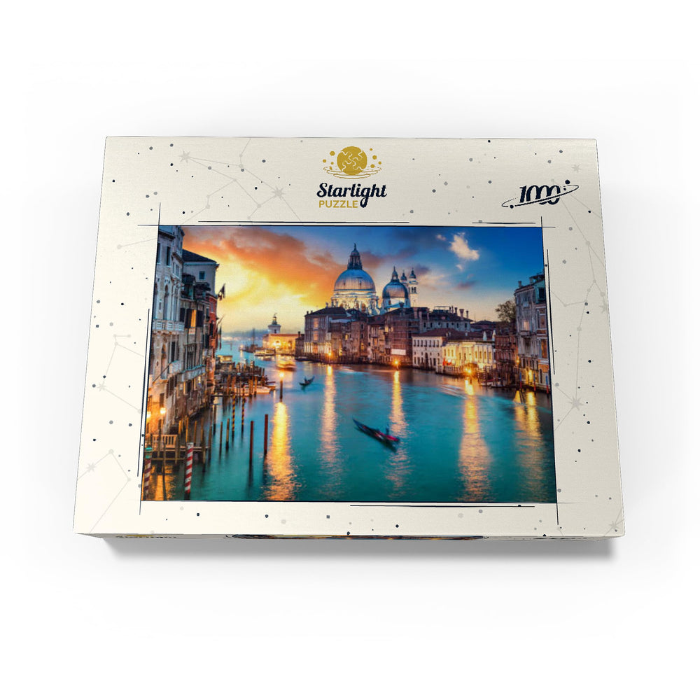 MyPuzzle Grand Canal Gondola Sunset assembly demonstrates comfortable puzzle-night use