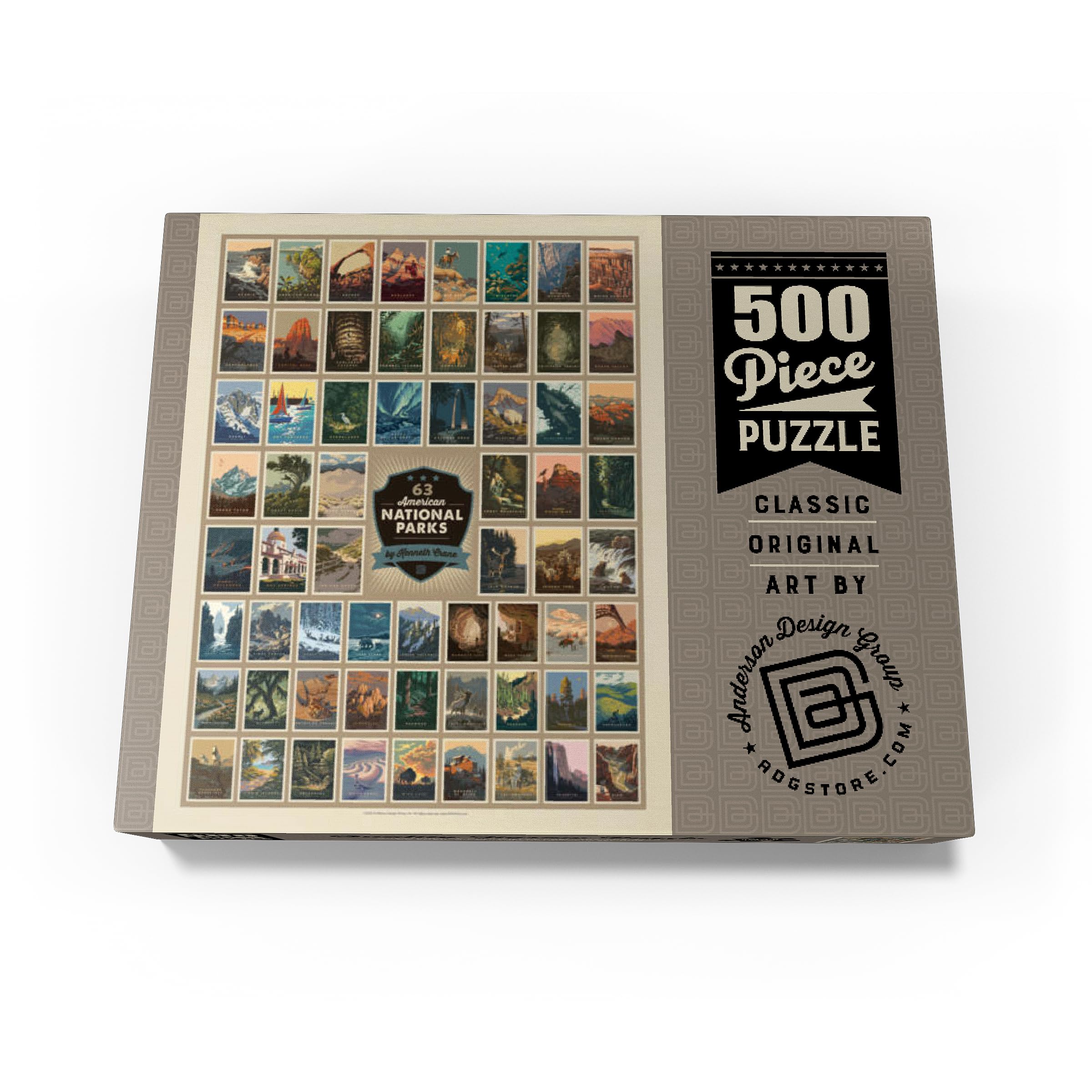Blue puzzle board with 0.08 inch thickness for durability.