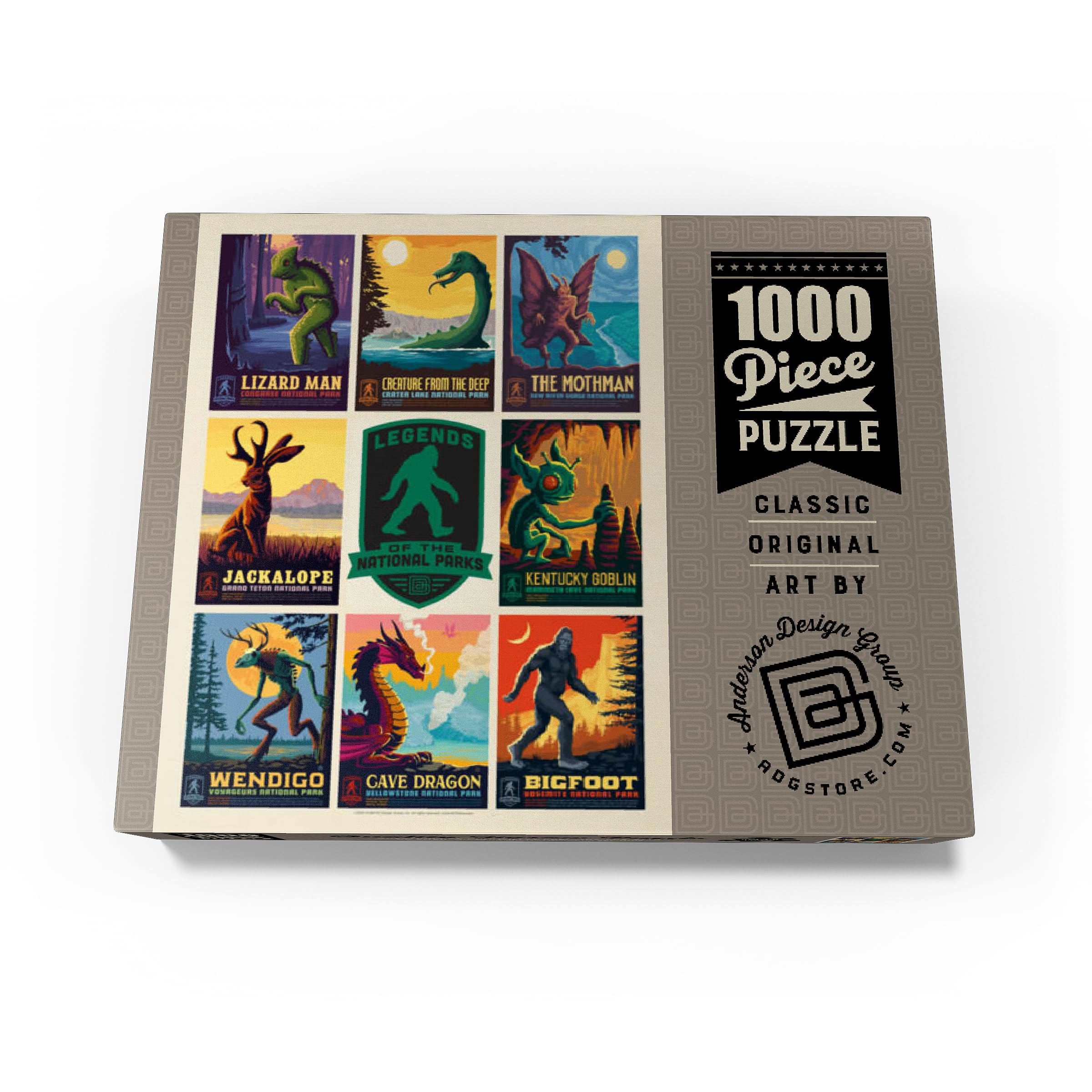 MyPuzzle Legends 1000-piece puzzle ready for a challenging, engaging build