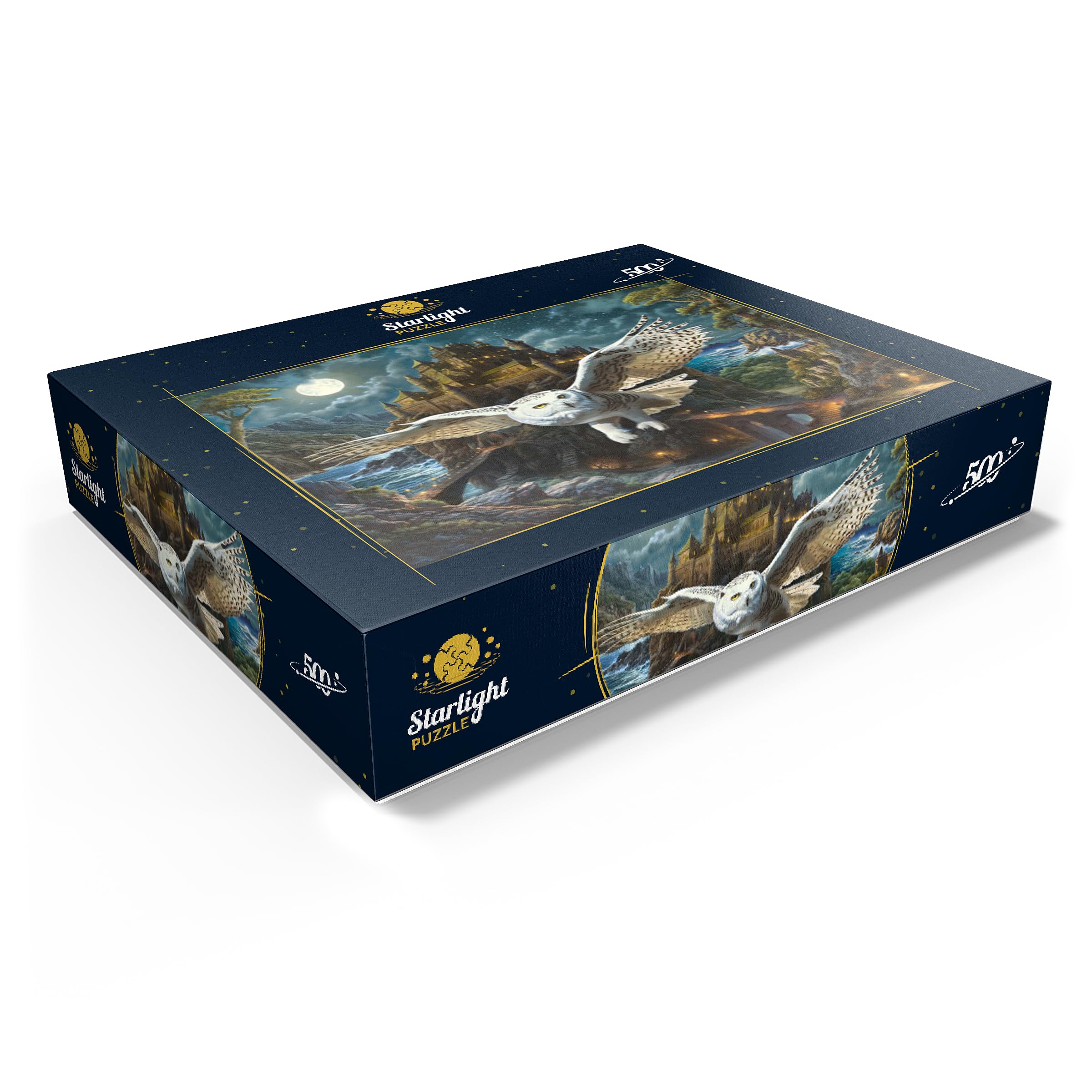 MyPuzzle Magic Owl and Castle features vivid ink for crisp colors