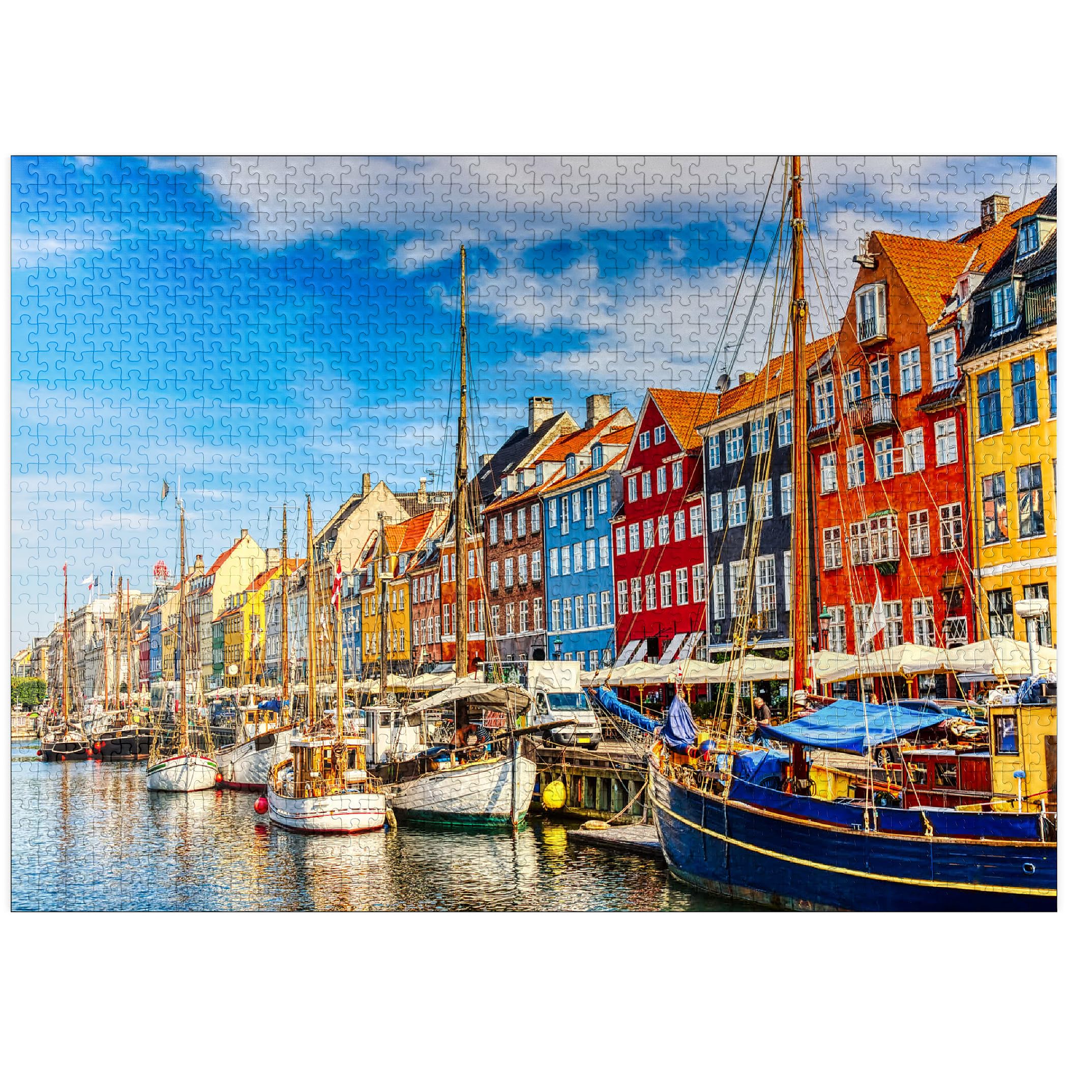 MyPuzzle Nyhavn Harbor box front shows premium packaging for adults.
