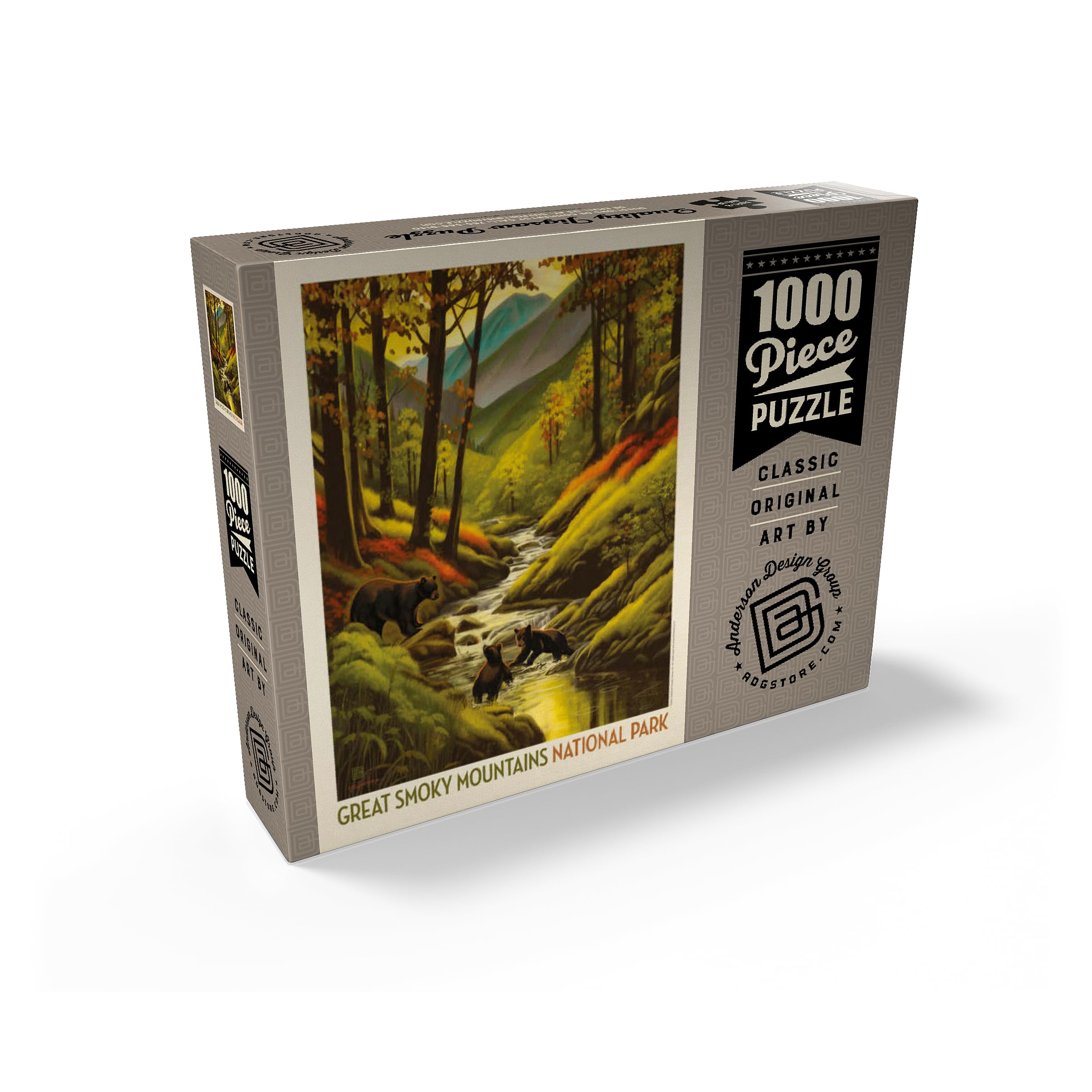 MyPuzzle premium 1000-piece puzzle close-up showing high-quality ink and precise cuts.