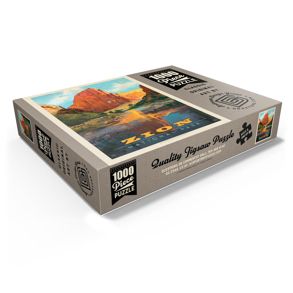 MyPuzzle premium blue cardboard puzzle board 0.08 inches thick for durability