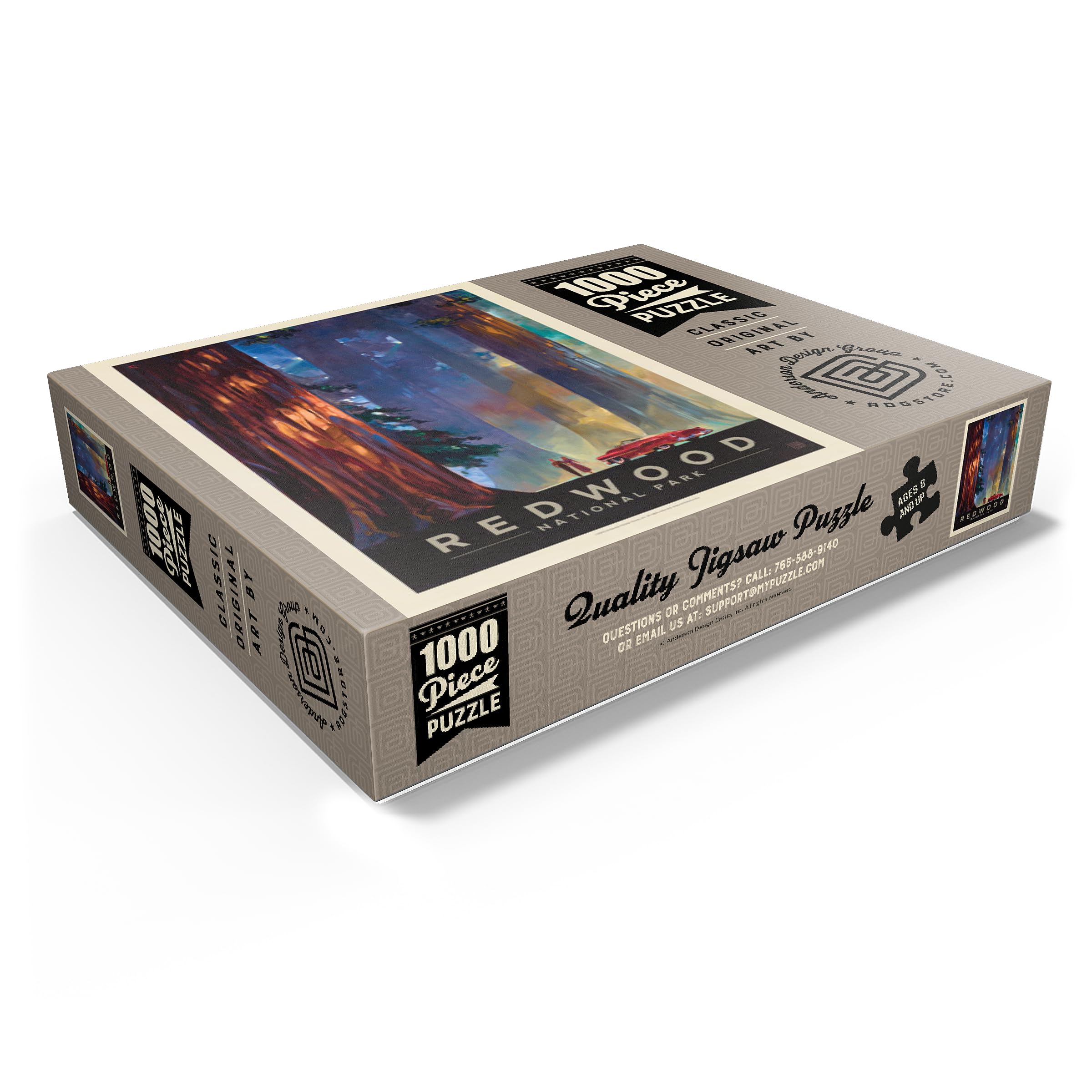 MyPuzzle blue puzzle cardboard surface ensures long-lasting play and crisp image reproduction.
