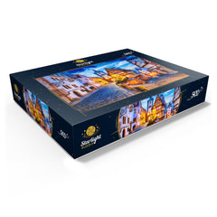 MyPuzzle Rothenburg town lights: medieval gateway glow puzzle for cozy evenings.